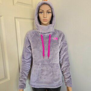 THE NORTH FACE Plush Warm Hoodie Fleece Bellarine Outdoor Gray Size XS